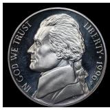 1996-s Proof Jefferson Nickel 5c Grades GEM++ Proo