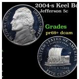 2004-s Keel Boat Proof Jefferson Nickel 5c Grades