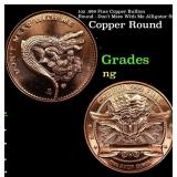 1oz .999 Fine Copper Bullion Round - Don