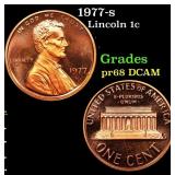 1977-s Proof Lincoln Cent 1c Grades GEM++ Proof De