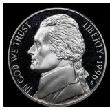 1996-s Proof Jefferson Nickel 5c Grades GEM++ Proo