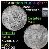 ***Major Highlight*** 1885-o Morgan Dollar $1 ms66