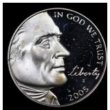 2005-s Western Waters Proof Jefferson Nickel 5c Gr