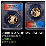 2008-s ANDREW JACKSON Proof Presidential Dollar Fi