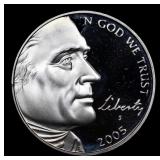 2005-s Western Waters Proof Jefferson Nickel 5c Gr