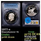 1977-s Proof Eisenhower Dollar 1 pr69 dcam PCGS