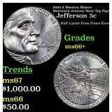 2005-d Western Waters Jefferson Nickel Westward Jo