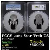 PCGS 2024 Star Trek USS Enterprise NCC-1701 3 oz S