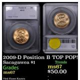 2009-D Position B Sacagawea Dollar $1 TOP POP! Gra