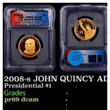 2008-s JOHN QUINCY ADAMS Proof Presidential Dollar