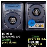 1976-s Proof Roosevelt Dime 10c pr69 dcam PCGS