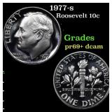 1977-s Proof Roosevelt Dime 10c Grades GEM++ Proof