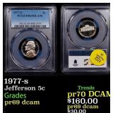 1977-s Proof Jefferson Nickel 5c pr69 dcam PCGS