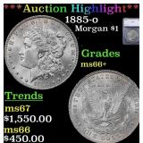 ***Major Highlight*** 1885-o Morgan Dollar $1 ms66