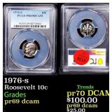 1976-s Proof Roosevelt Dime 10c pr69 dcam PCGS