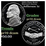 2004-s Peace Medal Proof Jefferson Nickel Westward