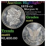 1878-cc Morgan Dollar $1 ms65 SEGS