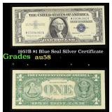 1957B $1 Blue Seal Silver Certificate Grades Choic