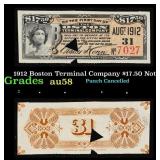1902 Boston Terminal Company $17.50 Note Grades Ch