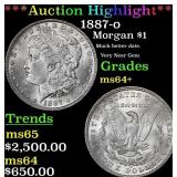 1887-o Morgan Dollar $1 ms64+ SEGS