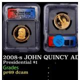 2008-s JOHN QUINCY ADAMS Proof Presidential Dollar