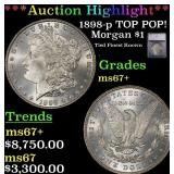 ***Major Highlight*** 1898-p Morgan Dollar TOP POP