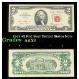 1963 $2 Red Seal United States Note Graded Select