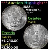 1883-s Morgan Dollar $1 Select Unc USCG
