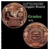 1oz .999 Fine Copper Bullion Round -  Eagle $1 Not
