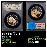 1981-s Ty 1 Proof Susan B. Anthony Dollar 1 ACG