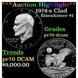 ***Auction Highlight*** 1974-s Clad Proof Eisenhow