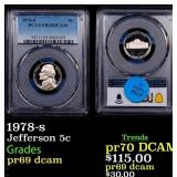 1978-s Proof Jefferson Nickel 5c pr69 dcam PCGS