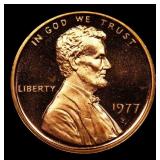 1977-s Proof Lincoln Cent 1c Grades GEM++ Proof De