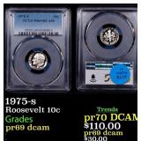 1975-s Proof Roosevelt Dime 10c pr69 dcam PCGS