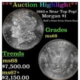 1882-s Morgan Dollar Near Top Pop! $1 ms68 SEGS