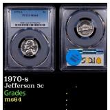 1970-s Jefferson Nickel 5c ms64 PCGS