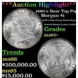 1880-o Morgan Dollar Near Top Pop! $1 ms65+ SEGS