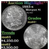 1883-s Morgan Dollar $1 Select Unc USCG