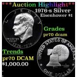 ***Auction Highlight*** 1976-s Silver Proof Eisenh