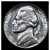 1962-p Jefferson Nickel 5c Grades GEM+ Unc