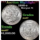 1898-o Morgan Dollar $1 ms67 SEGS