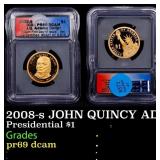 2008-s JOHN QUINCY ADAMS Proof Presidential Dollar
