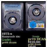 1975-s Proof Roosevelt Dime 10c pr69 dcam PCGS