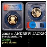 2008-s ANDREW JACKSON Proof Presidential Dollar Fi