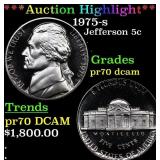 ***Auction Highlight*** 1975-s Proof Jefferson Nic