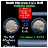 Buffalo Nickel Shotgun Roll in Old Bank Style 