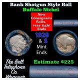 Buffalo Nickel Shotgun Roll in Old Bank Style 