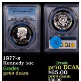 1977-s Proof Kennedy Half Dollar 50c pr69 dcam PCG