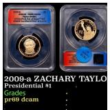 2009-a ZACHARY TAYLOR Proof Presidential Dollar Fi