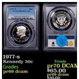 1977-s Proof Kennedy Half Dollar 50c pr69 dcam PCG
